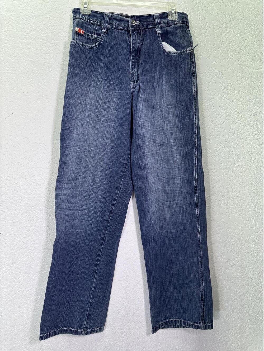 VTG Southpole 30x31 Wide Leg Skater Y2K Baggy Denim Jeans